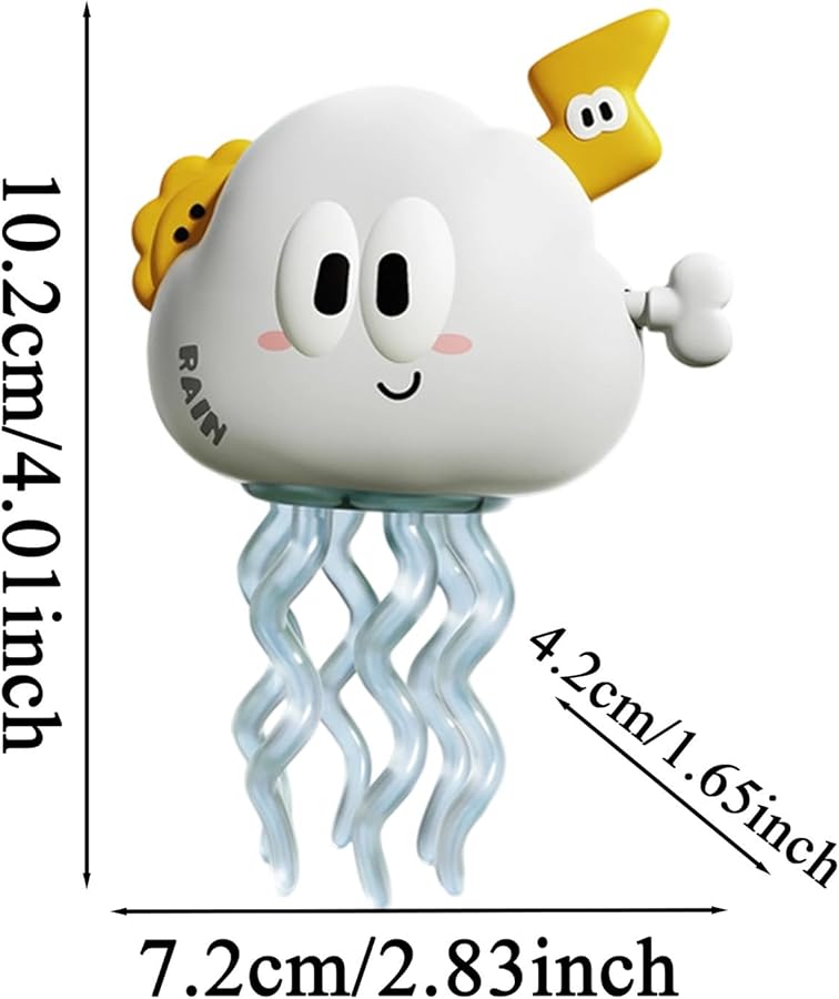 White Wind Up Octopus Dancing Figure Sensory Fidget Toy For Relaxation Party Desk Decor - Image 5